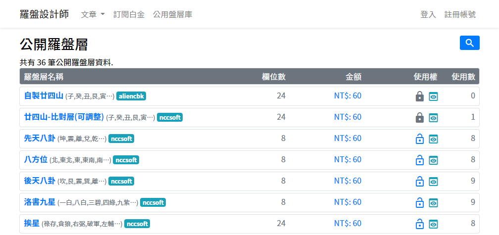 訪客公用盤層庫